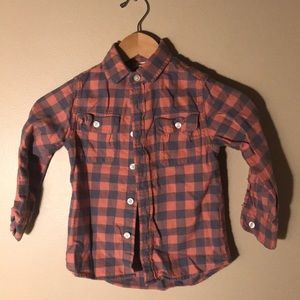 Crew Cuts flannel shirt boys size 4/5